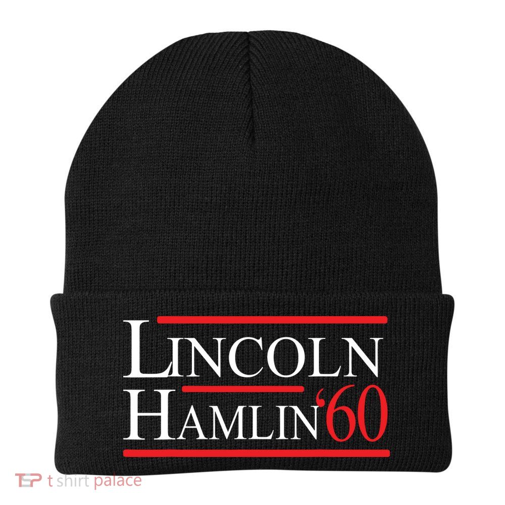 Lincoln Hamlin 60 Campaign Republican Democrat Beanie