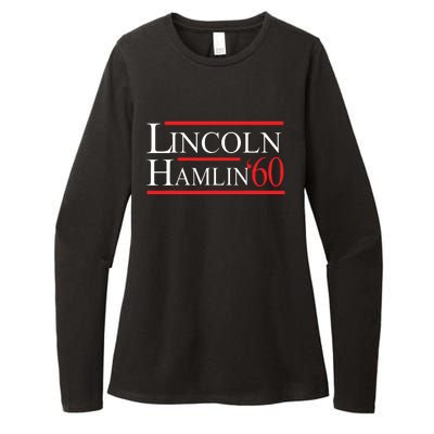 Lincoln Hamlin 60 Campaign Republican Democrat Womens CVC Long Sleeve Shirt