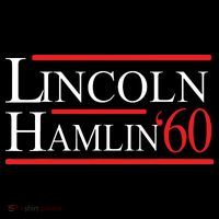 Lincoln Hamlin 60 Campaign Republican Democrat Premium T-Shirt