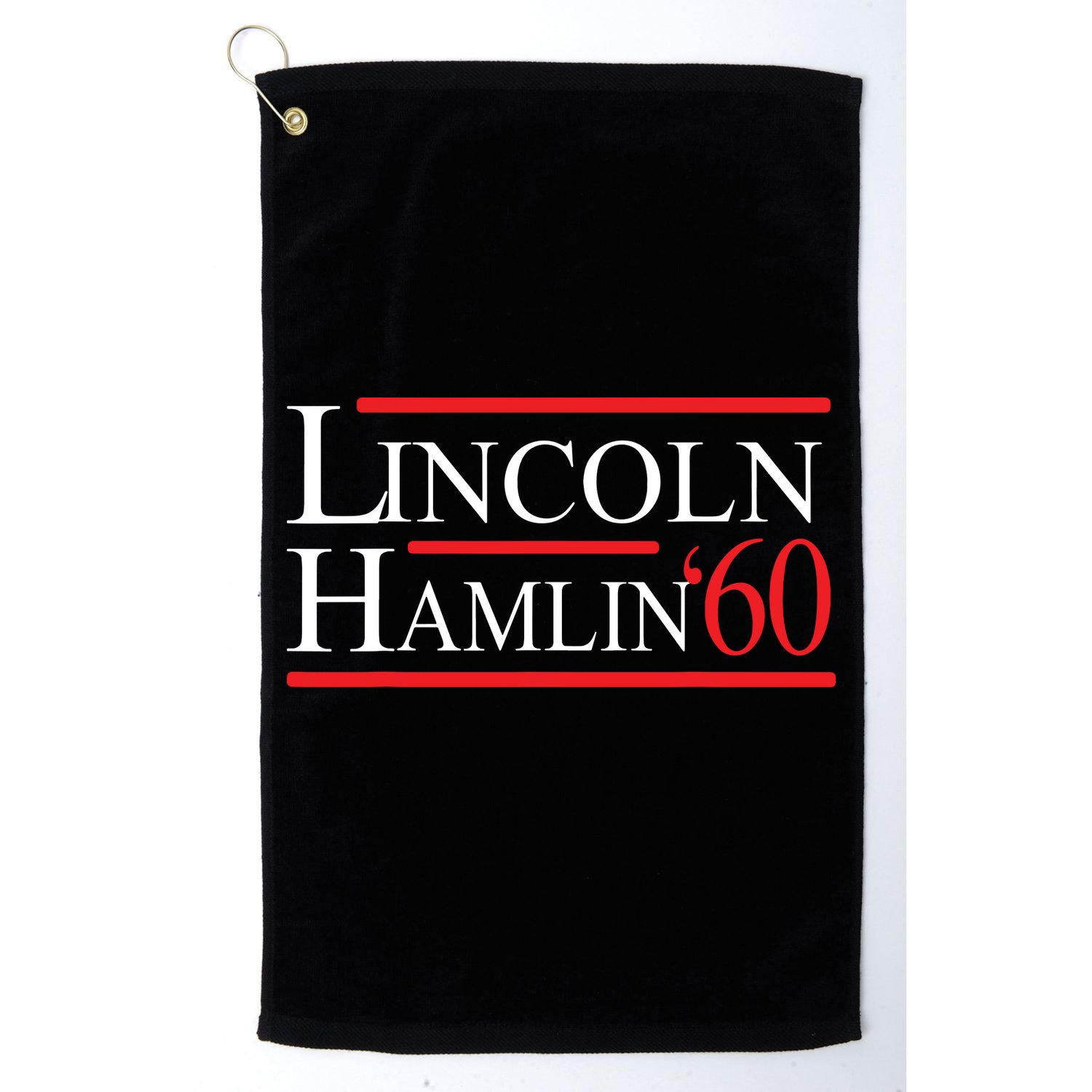 Lincoln Hamlin 60 Campaign Republican Democrat Golf Towel