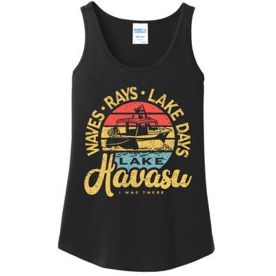 Lake Havasu Arizona Boat Sandbar Party Summer Vacation Ladies Essential Tank