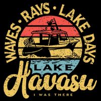 Lake Havasu Arizona Boat Sandbar Party Summer Vacation 16 in Basic Backpack