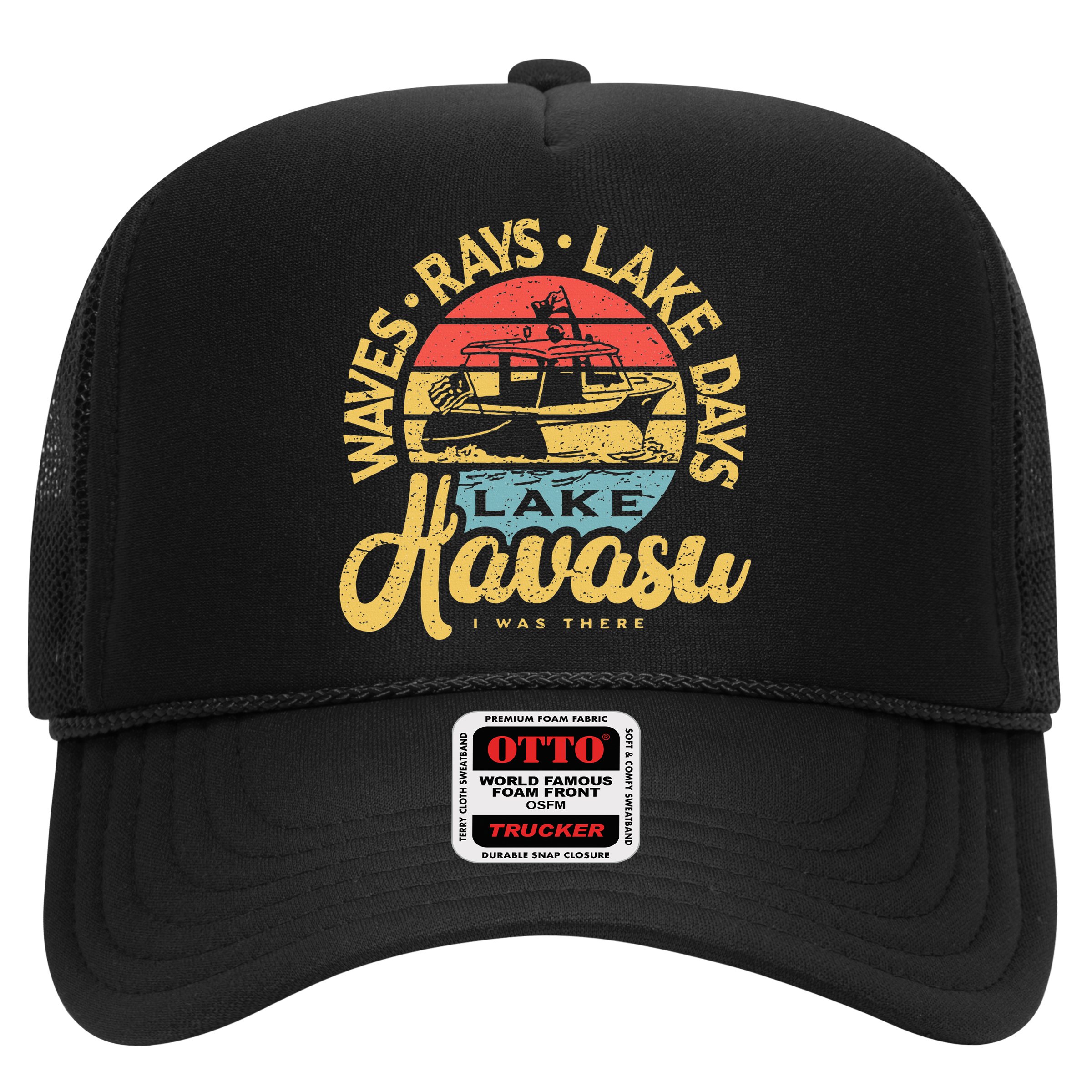 Lake Havasu Arizona Boat Sandbar Party Summer Vacation Hat