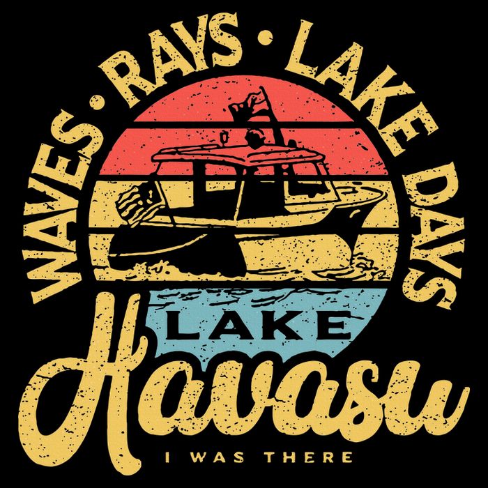 Lake Havasu Arizona Boat Sandbar Party Summer Vacation Visor