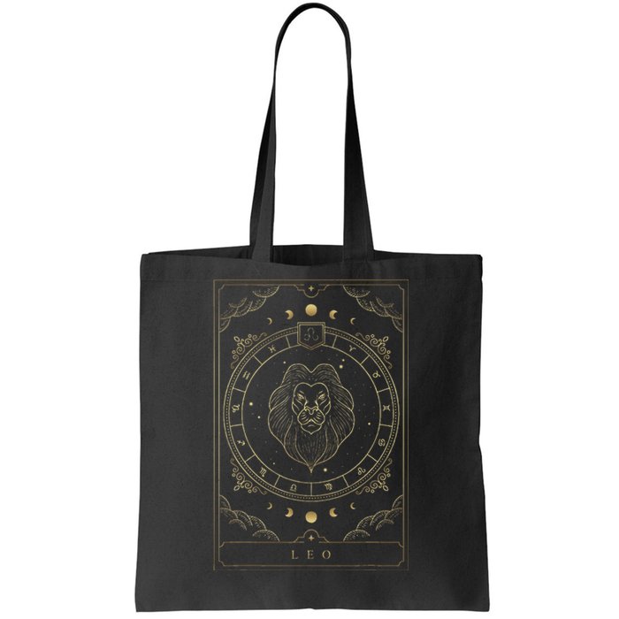 Leo Horoscope And Zodiac Constellation Symbol Tote Bag