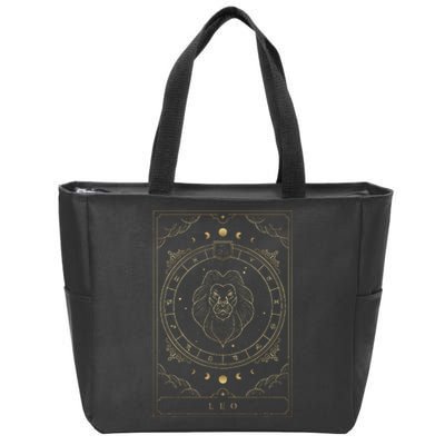 Leo Horoscope And Zodiac Constellation Symbol Zip Tote Bag