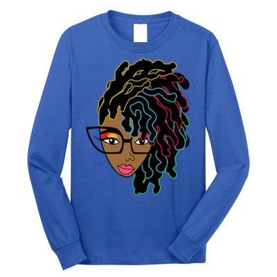 Locd Hair African American Black Pride Gift Long Sleeve Shirt