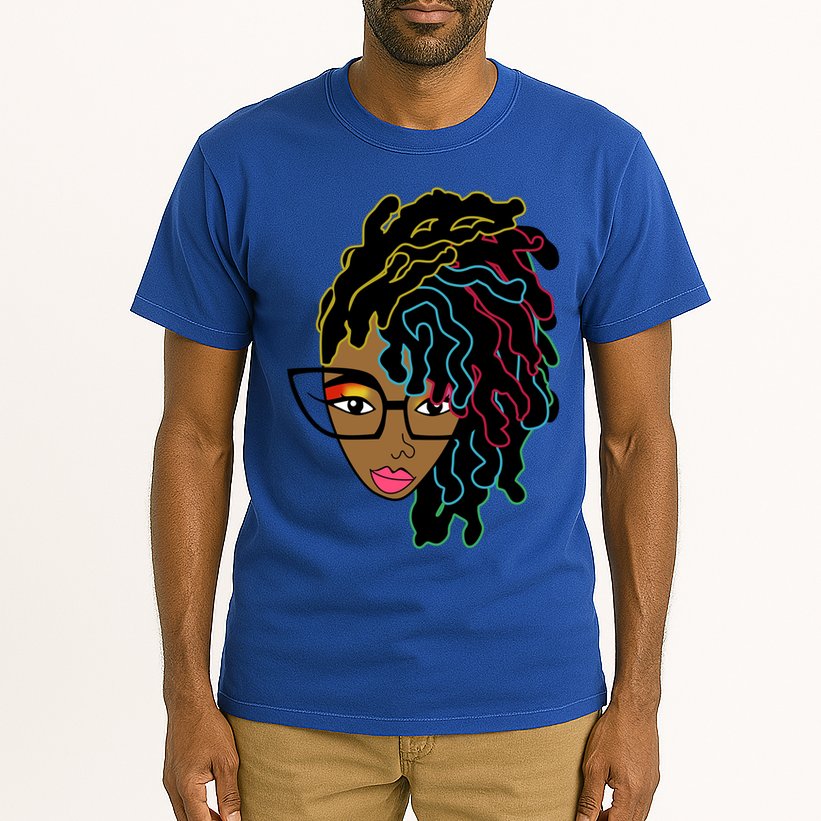 Locd Hair African American Black Pride Gift Tall T-Shirt
