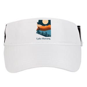 Lake Havasu Arizona Desert Style Boho AZ Landscape Adult Drive Performance Visor