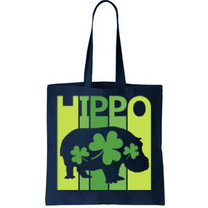 Lucky Hippo Animal St Patrick's Day Irish Gift Tote Bag