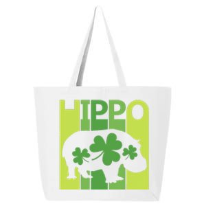 Lucky Hippo Animal St Patrick's Day Irish Gift 25L Jumbo Tote