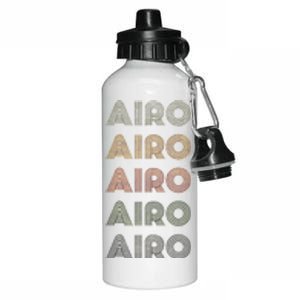 Love Heart Airo Grunge Aluminum Water Bottle