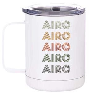 Love Heart Airo Grunge 12 oz Stainless Steel Tumbler Cup