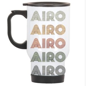 Love Heart Airo Grunge Stainless Steel Travel Mug