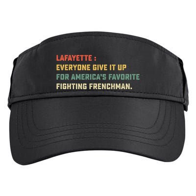 Lafayette Hamilton America Favorite Fighting French Gift Adult Drive Performance Visor