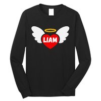 Liam Heart Angel Wings Love Long Sleeve Shirt