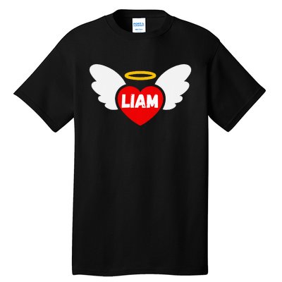 Liam Heart Angel Wings Love Tall T-Shirt