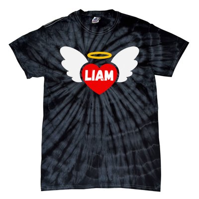 Liam Heart Angel Wings Love Tie-Dye T-Shirt