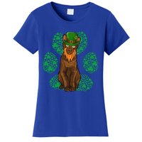 Leprechaun Havana Brown St Patricks Day Shamrock Paw Gift Women's T-Shirt