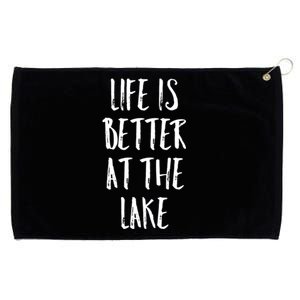 Lake House Boating Gift Life Is Better At The Lake Gift Grommeted Golf Towel