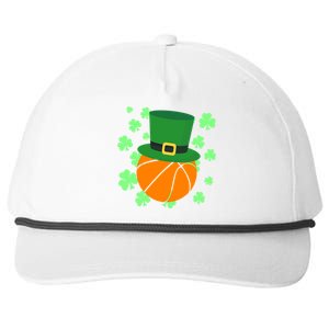 Leprechaun Hat Basketball St Patricks Day Meaningful Gift Snapback Five-Panel Rope Hat