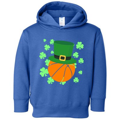 Leprechaun Hat Basketball St Patricks Day Meaningful Gift Toddler Hoodie