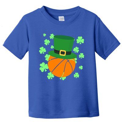 Leprechaun Hat Basketball St Patricks Day Meaningful Gift Toddler T-Shirt