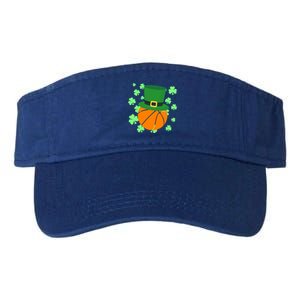 Leprechaun Hat Basketball St Patricks Day Meaningful Gift Valucap Bio-Washed Visor