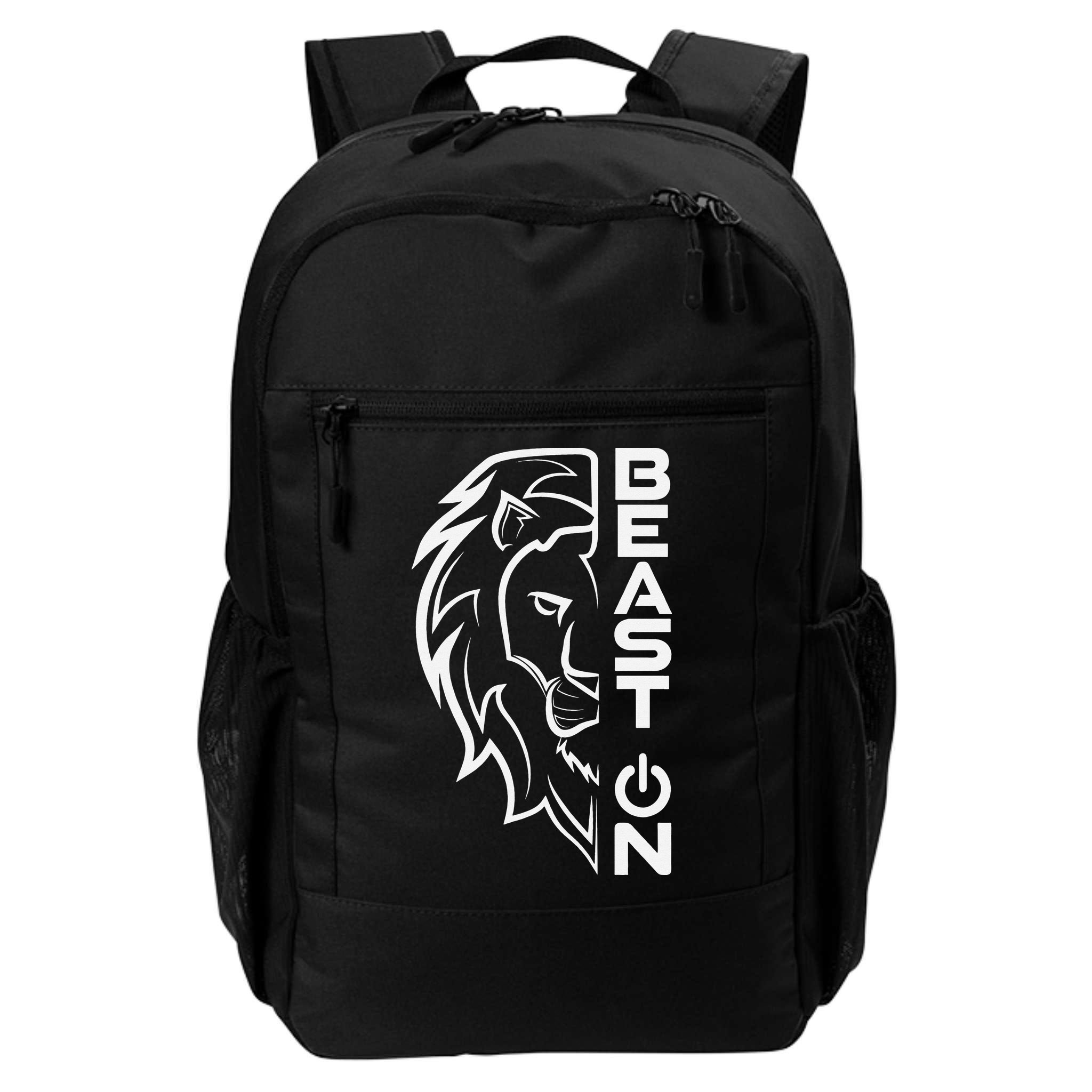 Lion Head Beast On Gym Workout Bodybuilding Fitness Training  Backpack