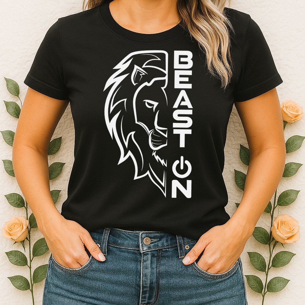 Lion Head Beast On Gym Workout Bodybuilding Fitness Training  Womens T-Shirt