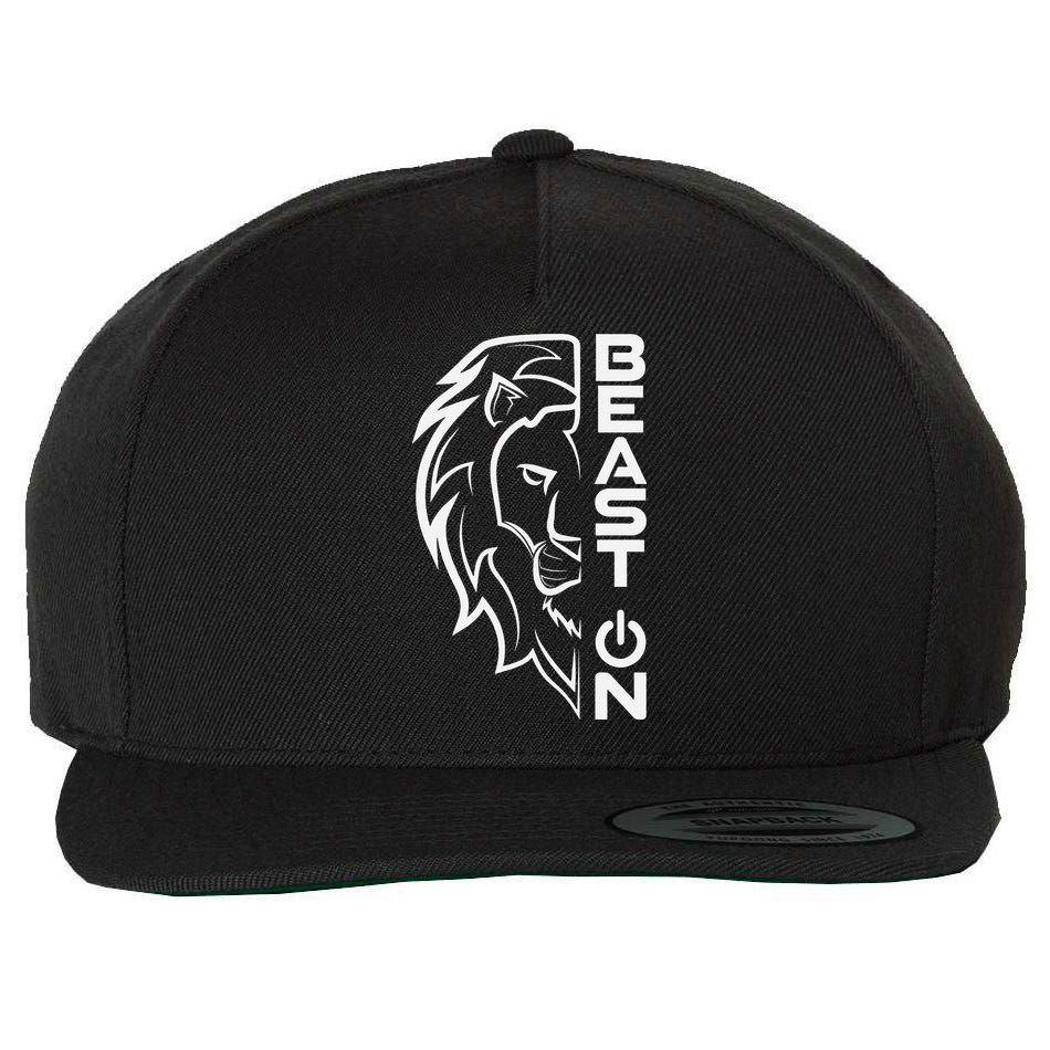 Lion Head Beast On Gym Workout Bodybuilding Fitness Training  Wool Snapback Cap