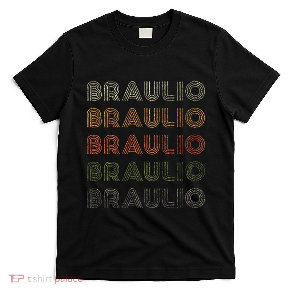 Love Heart Braulio Grunge Vintage Style Black Braulio T-Shirt