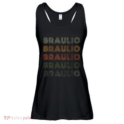Love Heart Braulio Grunge Vintage Style Black Braulio Ladies Essential Flowy Tank
