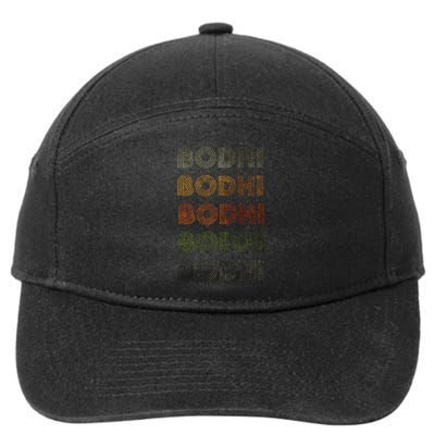 Love Heart Bodhi Grungevintage Style Black Bodhi 7-Panel Snapback Hat