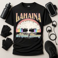 Lahaina Hawaii Banyan Tree #Maui Strong Cooling Performance Crew T-Shirt