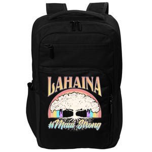 Lahaina Hawaii Banyan Tree #Maui Strong Impact Tech Backpack