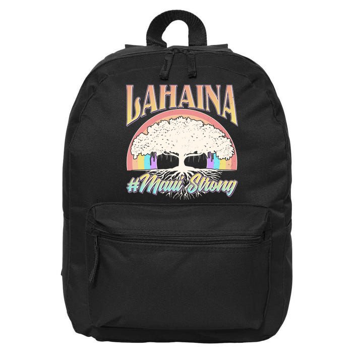 Lahaina Hawaii Banyan Tree #Maui Strong 16 in Basic Backpack