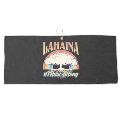 Lahaina Hawaii Banyan Tree #Maui Strong Large Microfiber Waffle Golf Towel
