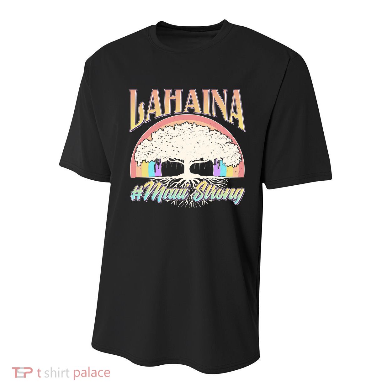 Lahaina Hawaii Banyan Tree #Maui Strong Youth Performance Sprint T-Shirt