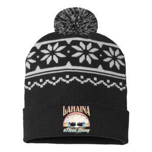 Lahaina Hawaii Banyan Tree #Maui Strong USA-Made Snowflake Beanie