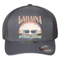 Lahaina Hawaii Banyan Tree #Maui Strong Flexfit Unipanel Trucker Cap