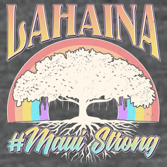 Lahaina Hawaii Banyan Tree #Maui Strong T-Shirt