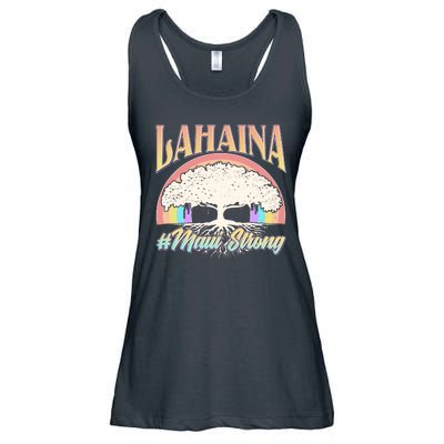 Lahaina Hawaii Banyan Tree #Maui Strong Ladies Essential Flowy Tank