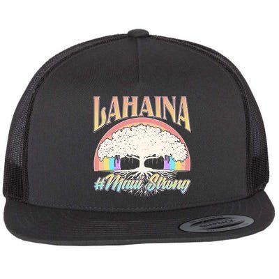 Lahaina Hawaii Banyan Tree #Maui Strong Flatbill Hat