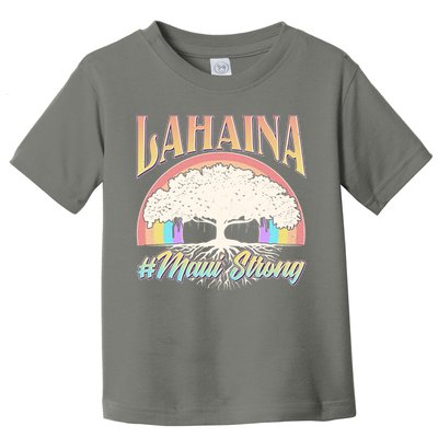 Lahaina Hawaii Banyan Tree #Maui Strong Toddler T-Shirt