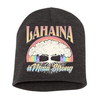 Lahaina Hawaii Banyan Tree #Maui Strong Short Acrylic Beanie