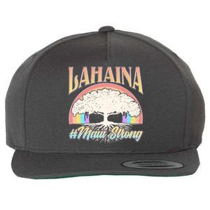 Lahaina Hawaii Banyan Tree #Maui Strong Wool Snapback Cap