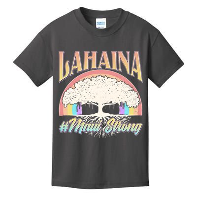 Lahaina Hawaii Banyan Tree #Maui Strong Kids T-Shirt