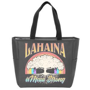 Lahaina Hawaii Banyan Tree #Maui Strong Zip Tote Bag