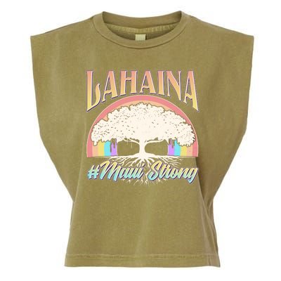 Lahaina Hawaii Banyan Tree #Maui Strong Garment-Dyed Women's Muscle Tee